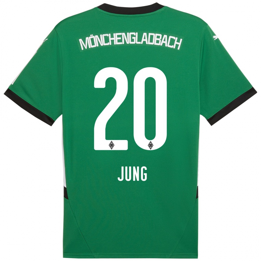 Niño Camiseta In-Gyom Jung #20 Verde Blanco 2ª Equipación 2024/25 La Camisa México