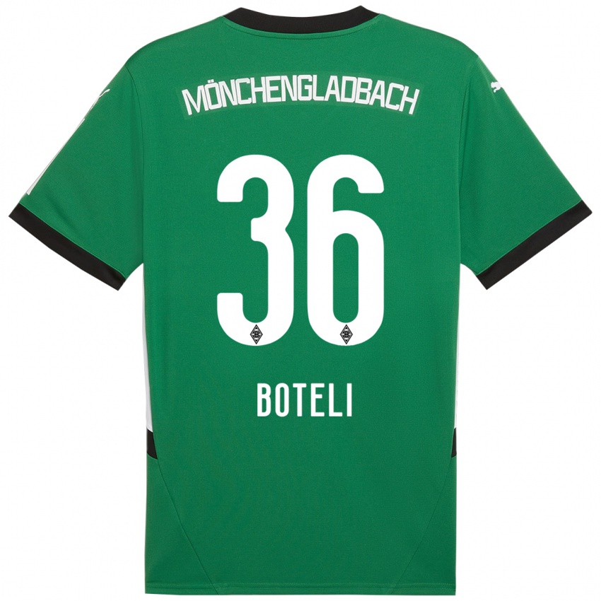 Niño Camiseta Winsley Boteli #36 Verde Blanco 2ª Equipación 2024/25 La Camisa México