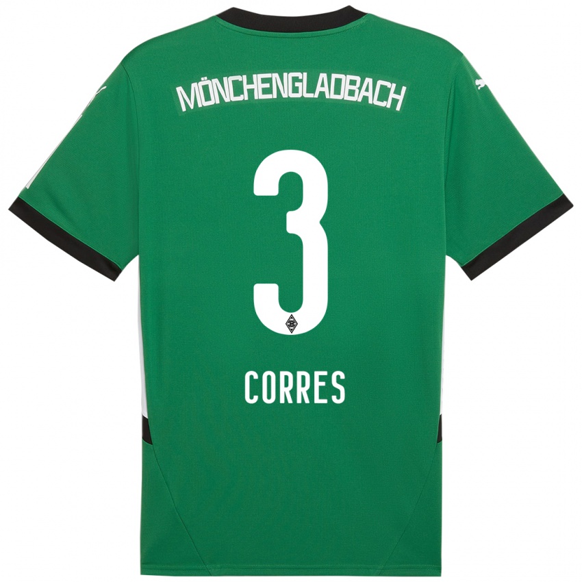 Niño Camiseta Carolin Corres #3 Verde Blanco 2ª Equipación 2024/25 La Camisa México