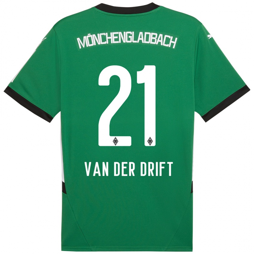 Niño Camiseta Suus Van Der Drift #21 Verde Blanco 2ª Equipación 2024/25 La Camisa México