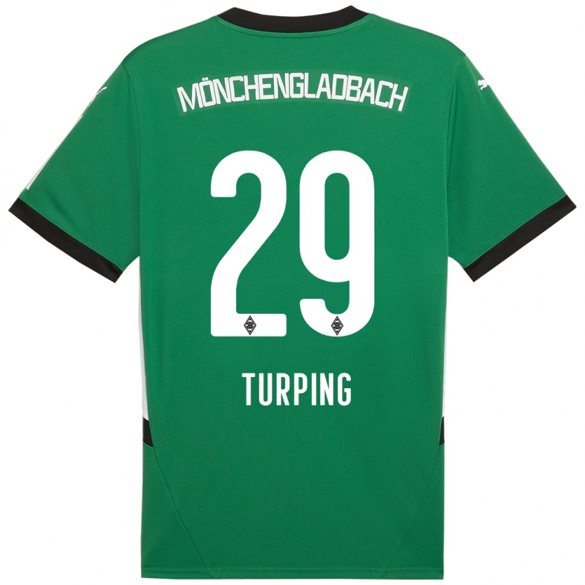 Niño Camiseta Selim Turping #29 Verde Blanco 2ª Equipación 2024/25 La Camisa México