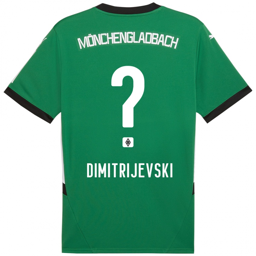 Niño Camiseta Maximilian Dimitrijevski #0 Verde Blanco 2ª Equipación 2024/25 La Camisa México