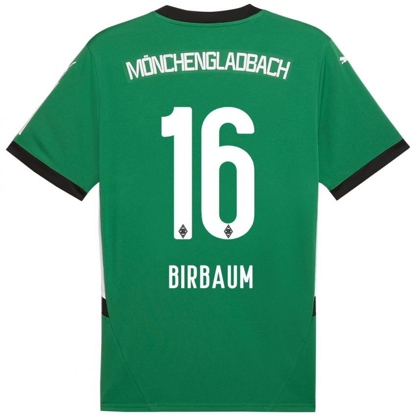 Niño Camiseta Anne Birbaum #16 Verde Blanco 2ª Equipación 2024/25 La Camisa México