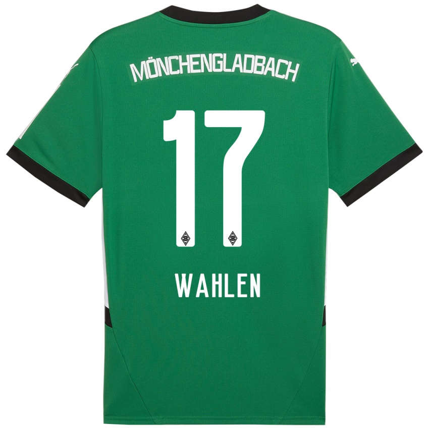 Niño Camiseta Vanessa Wahlen #17 Verde Blanco 2ª Equipación 2024/25 La Camisa México