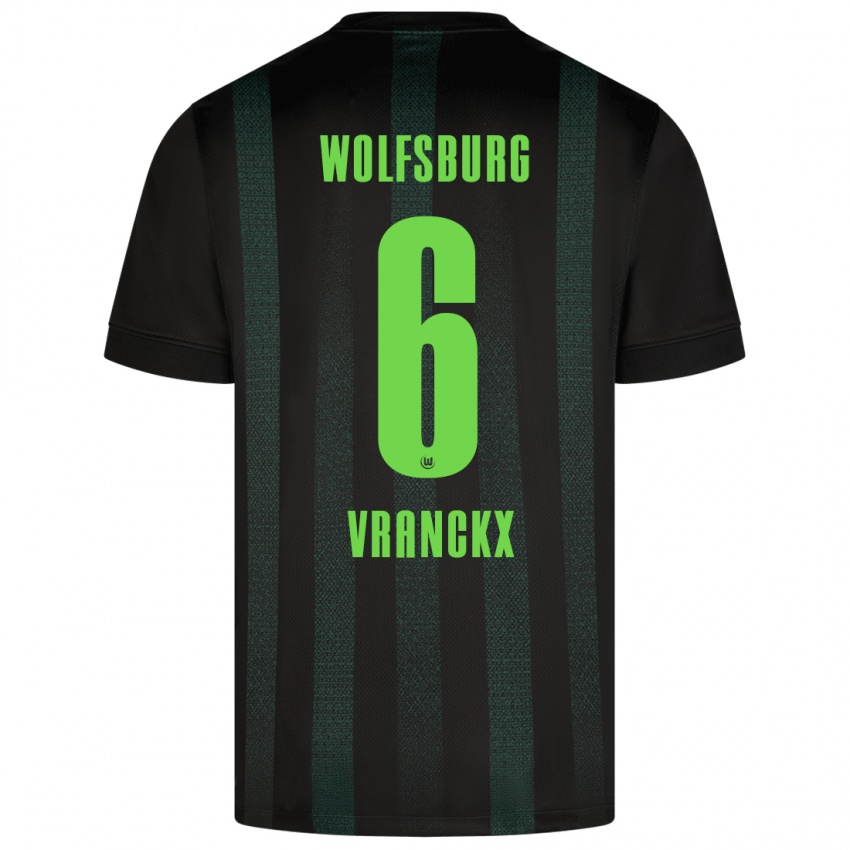 Niño Camiseta Aster Vranckx #6 Verde Oscuro 2ª Equipación 2024/25 La Camisa México