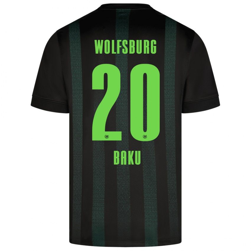 Niño Camiseta Ridle Baku #20 Verde Oscuro 2ª Equipación 2024/25 La Camisa México