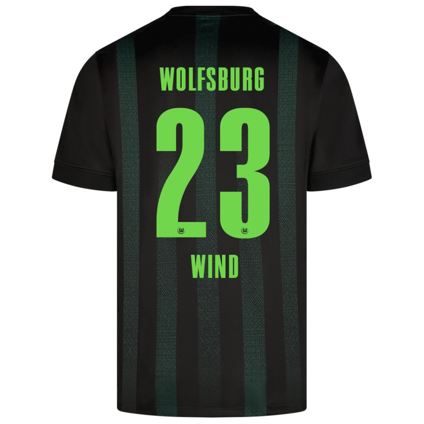 Niño Camiseta Jonas Wind #23 Verde Oscuro 2ª Equipación 2024/25 La Camisa México