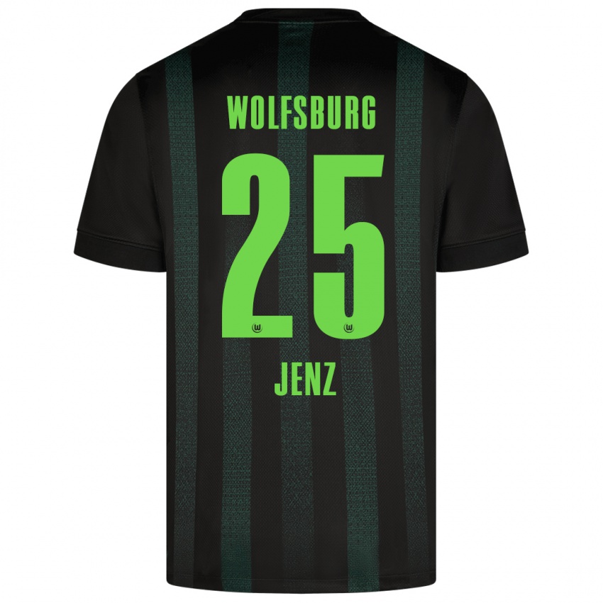 Niño Camiseta Moritz Jenz #25 Verde Oscuro 2ª Equipación 2024/25 La Camisa México