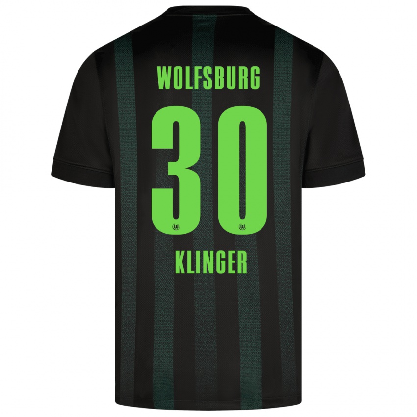 Niño Camiseta Niklas Klinger #30 Verde Oscuro 2ª Equipación 2024/25 La Camisa México