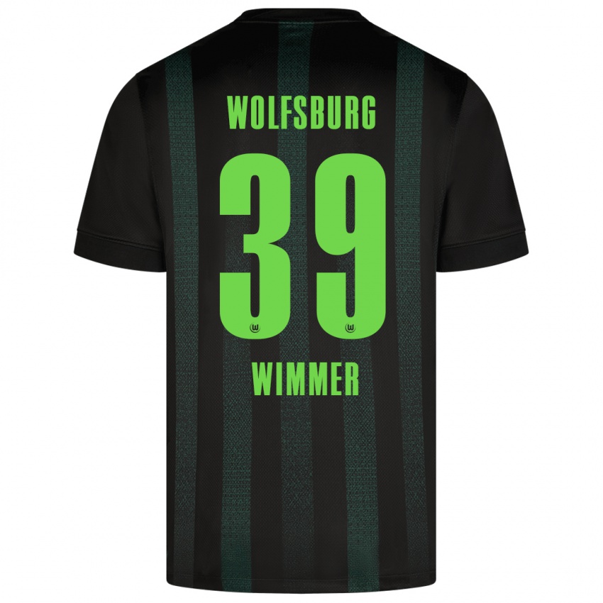 Niño Camiseta Patrick Wimmer #39 Verde Oscuro 2ª Equipación 2024/25 La Camisa México