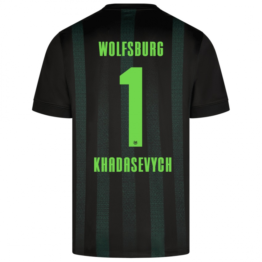 Niño Camiseta Kyrylo Khadasevych #1 Verde Oscuro 2ª Equipación 2024/25 La Camisa México