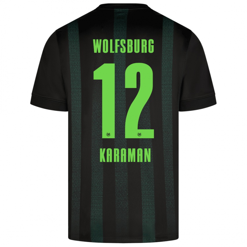 Niño Camiseta Tarik Karaman #12 Verde Oscuro 2ª Equipación 2024/25 La Camisa México