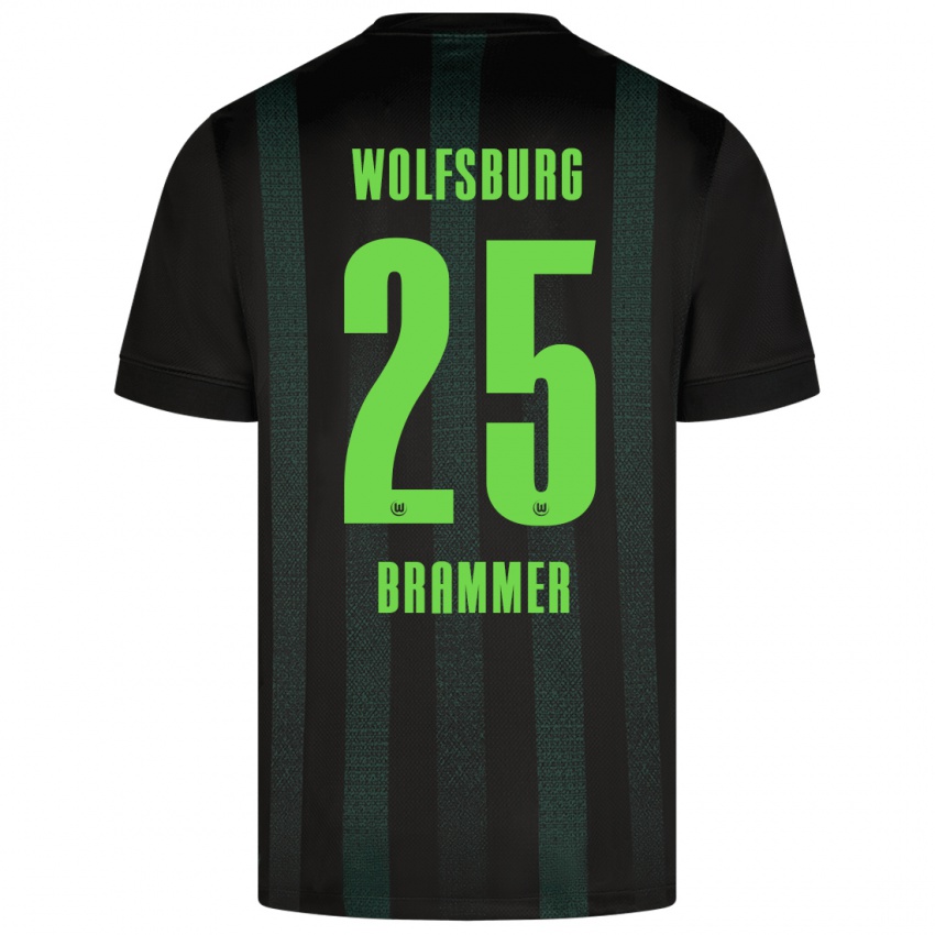 Niño Camiseta Ole Brammer #25 Verde Oscuro 2ª Equipación 2024/25 La Camisa México