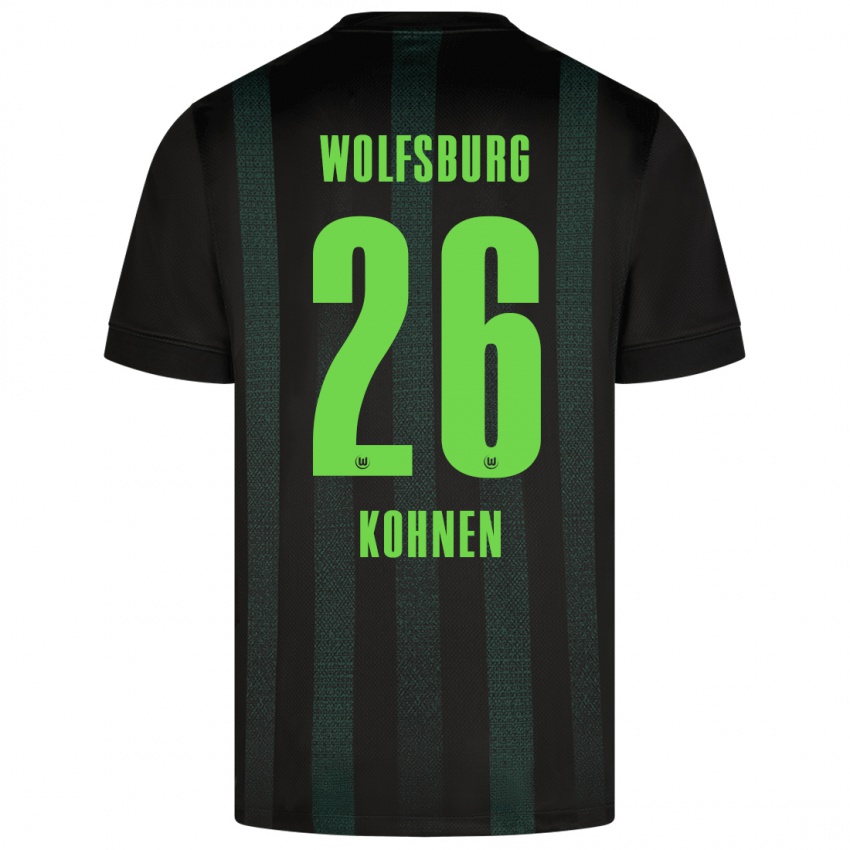 Niño Camiseta Ben Kohnen #26 Verde Oscuro 2ª Equipación 2024/25 La Camisa México