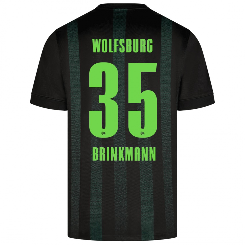 Niño Camiseta Karla Brinkmann #35 Verde Oscuro 2ª Equipación 2024/25 La Camisa México