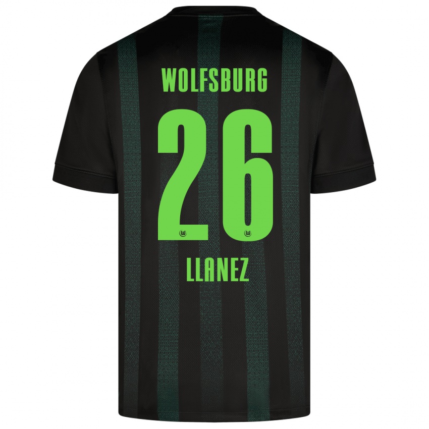 Niño Camiseta Ulysses Llanez #26 Verde Oscuro 2ª Equipación 2024/25 La Camisa México