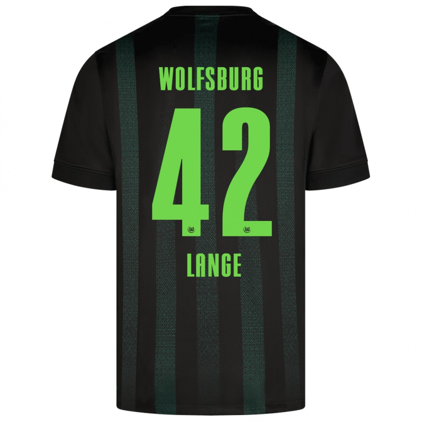 Niño Camiseta Felix Lange #42 Verde Oscuro 2ª Equipación 2024/25 La Camisa México