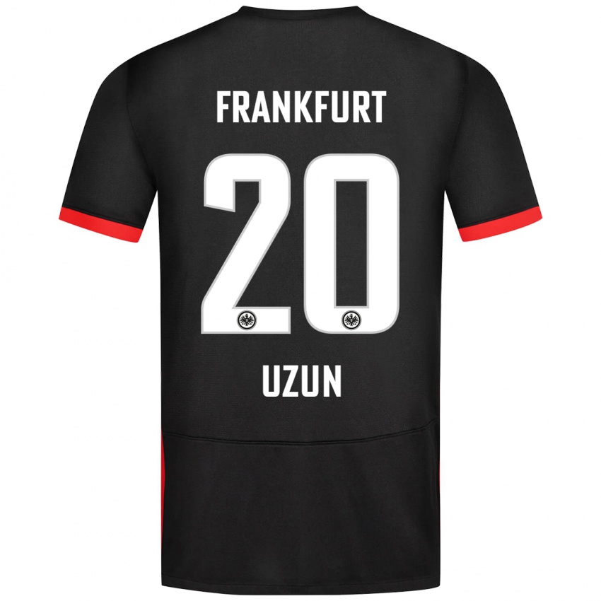 Niño Camiseta Can Uzun #20 Negro 2ª Equipación 2024/25 La Camisa México