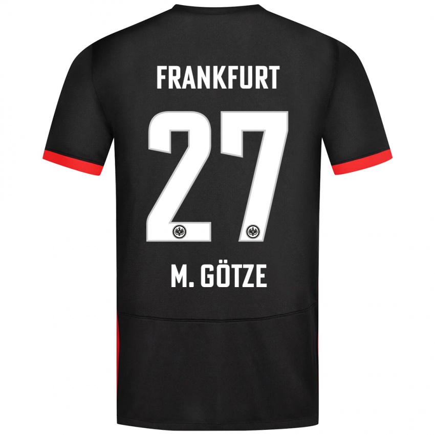 Niño Camiseta Mario Götze #27 Negro 2ª Equipación 2024/25 La Camisa México