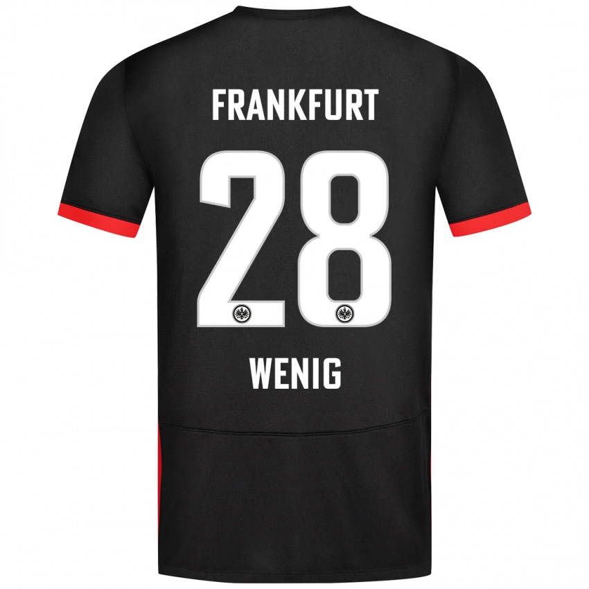 Niño Camiseta Marcel Wenig #28 Negro 2ª Equipación 2024/25 La Camisa México