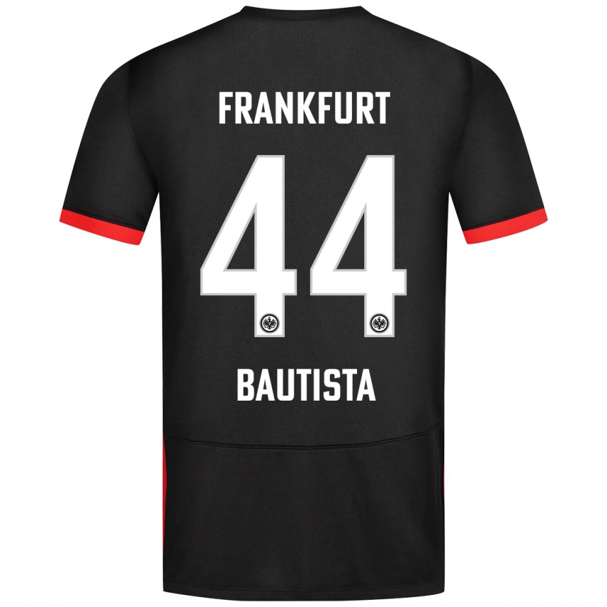 Niño Camiseta Davis Bautista #44 Negro 2ª Equipación 2024/25 La Camisa México