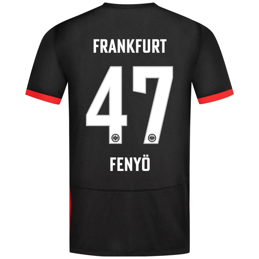 Niño Camiseta Noah Fenyö #47 Negro 2ª Equipación 2024/25 La Camisa México