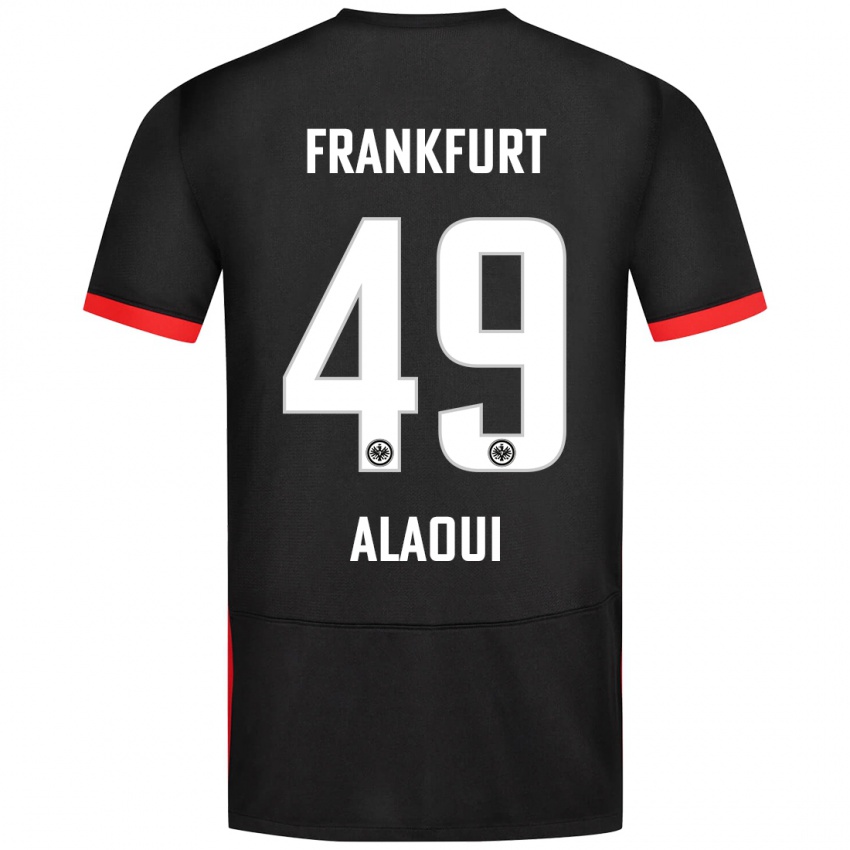 Niño Camiseta Anas Alaoui #49 Negro 2ª Equipación 2024/25 La Camisa México