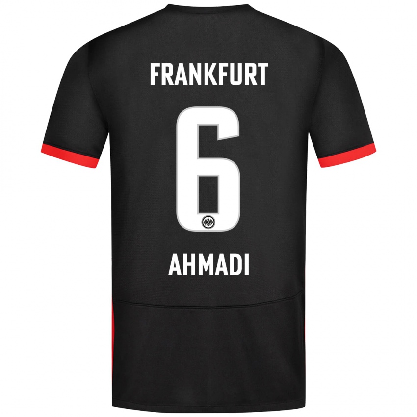 Niño Camiseta Shayan Ahmadi #6 Negro 2ª Equipación 2024/25 La Camisa México