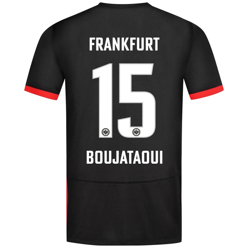 Niño Camiseta Tarik Boujataoui #15 Negro 2ª Equipación 2024/25 La Camisa México