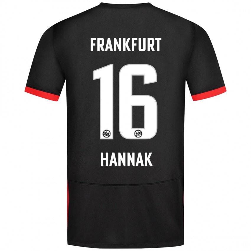 Niño Camiseta Tim Hannak #16 Negro 2ª Equipación 2024/25 La Camisa México