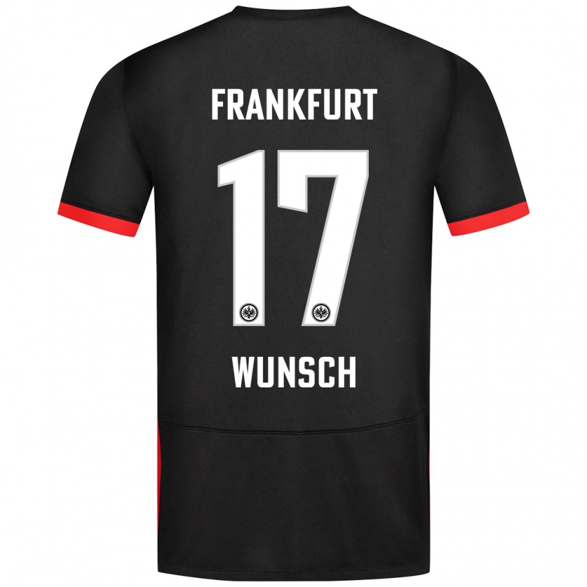 Niño Camiseta Paul Wünsch #17 Negro 2ª Equipación 2024/25 La Camisa México