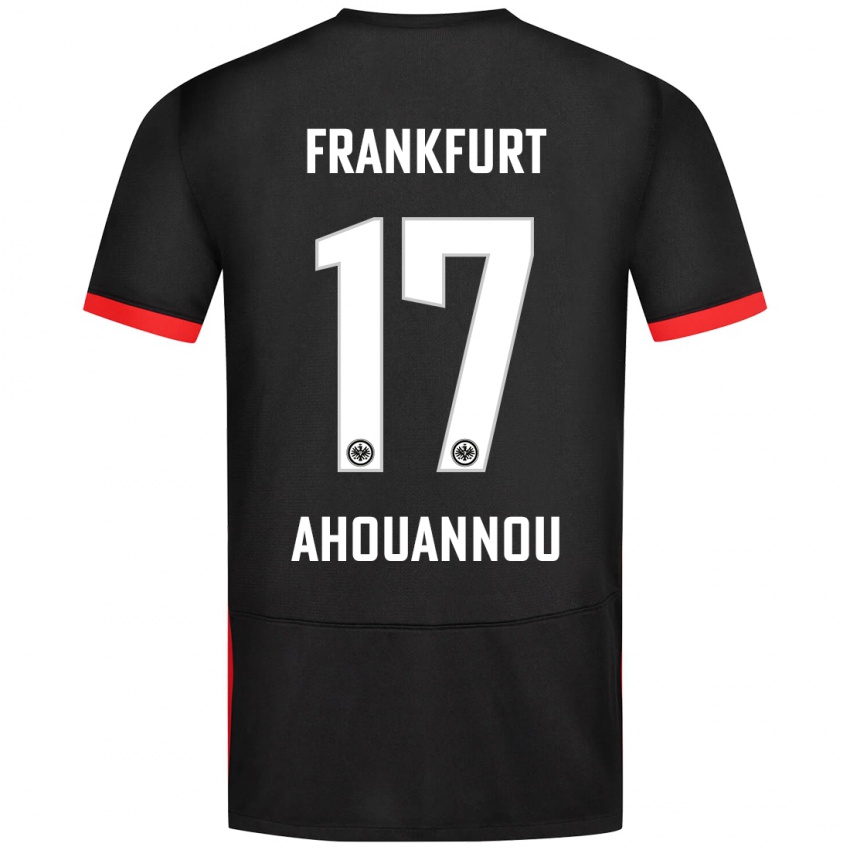 Niño Camiseta Yannis Ahouannou #17 Negro 2ª Equipación 2024/25 La Camisa México