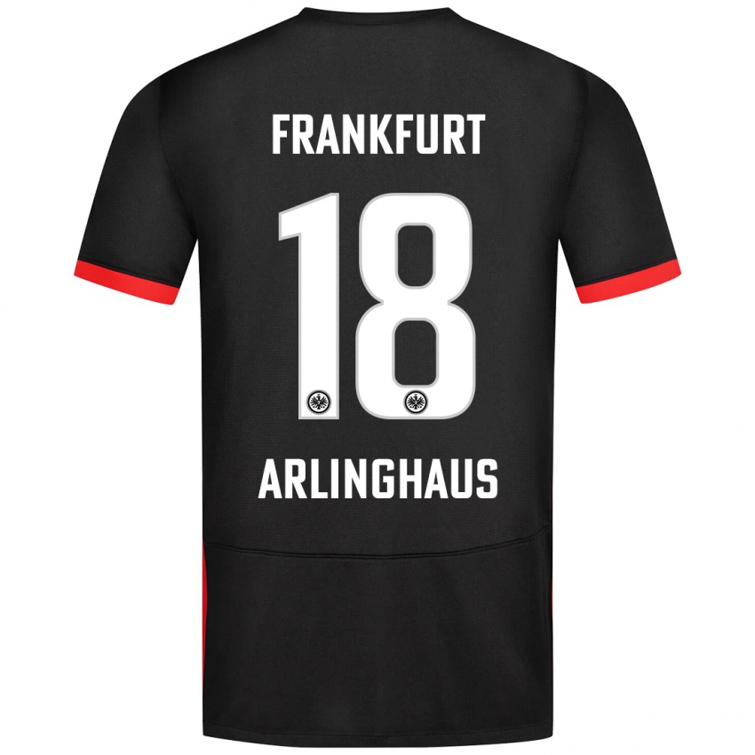 Niño Camiseta Max Arlinghaus #18 Negro 2ª Equipación 2024/25 La Camisa México