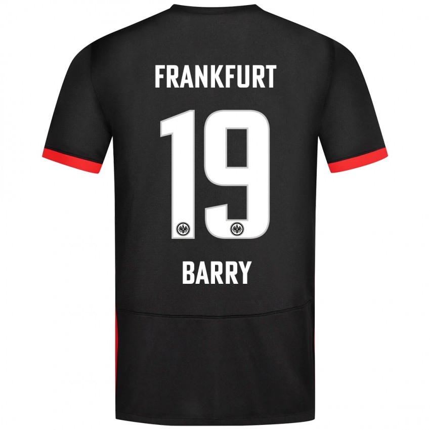 Niño Camiseta Jasha Barry #19 Negro 2ª Equipación 2024/25 La Camisa México