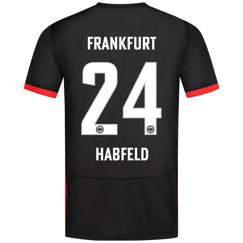 Niño Camiseta Josef Haßfeld #24 Negro 2ª Equipación 2024/25 La Camisa México