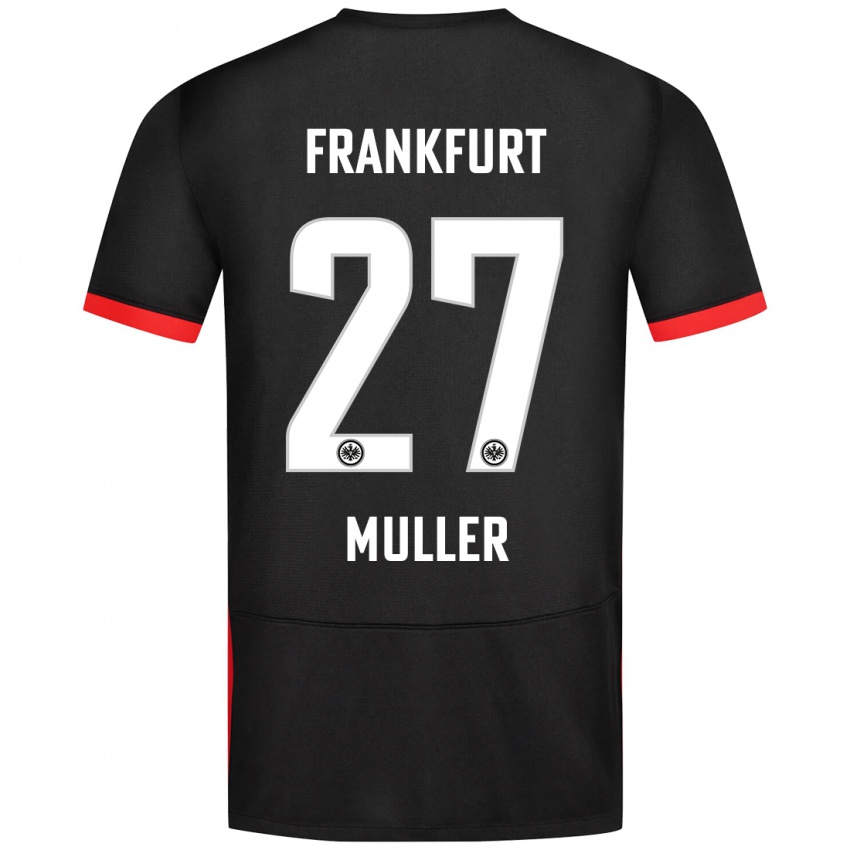 Niño Camiseta Mark Müller #27 Negro 2ª Equipación 2024/25 La Camisa México