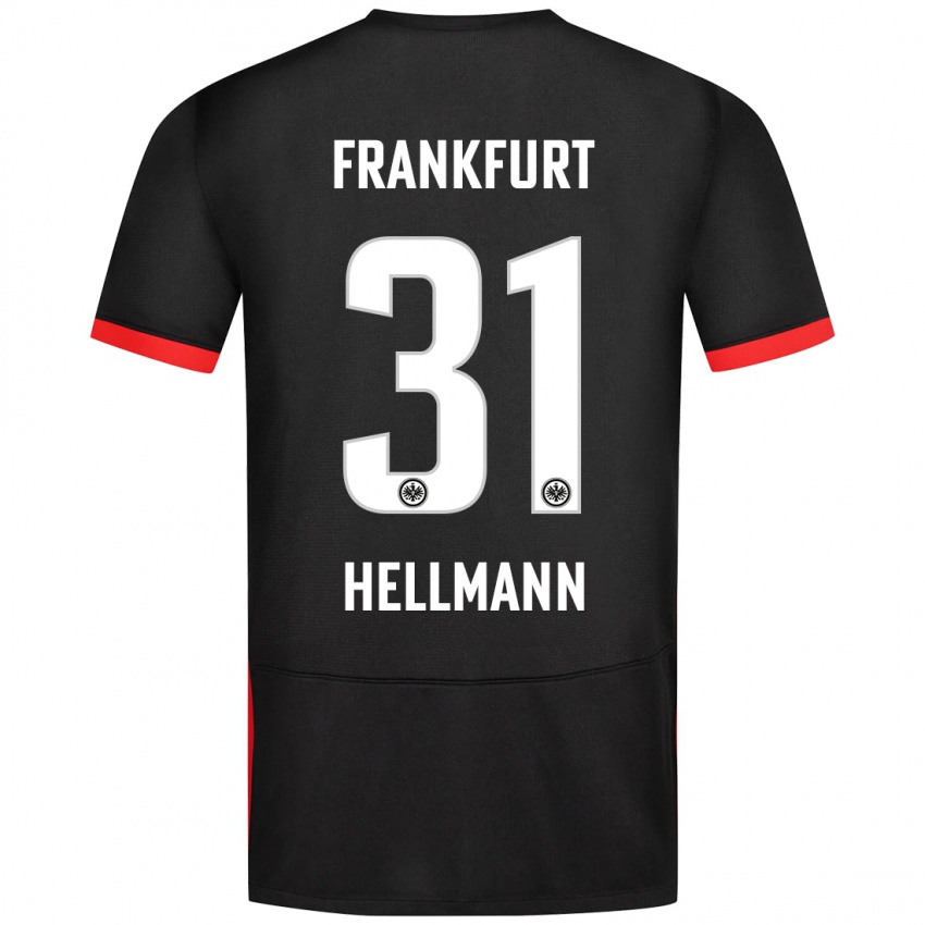 Niño Camiseta Melvin Hellmann #31 Negro 2ª Equipación 2024/25 La Camisa México