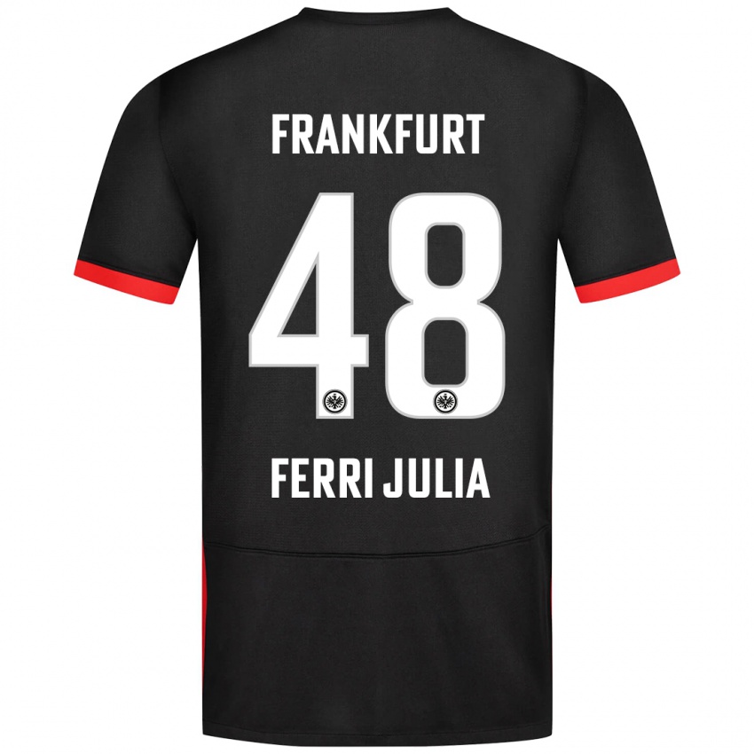 Niño Camiseta Nacho Ferri #48 Negro 2ª Equipación 2024/25 La Camisa México