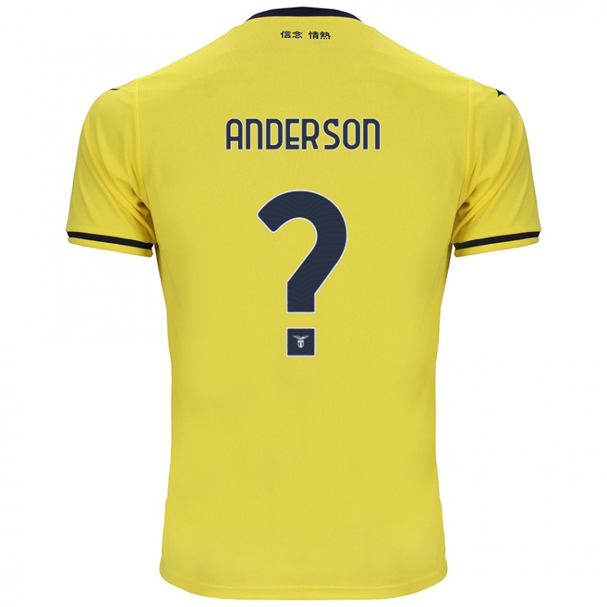 Niño Camiseta André Anderson #0 Amarillo 2ª Equipación 2024/25 La Camisa México