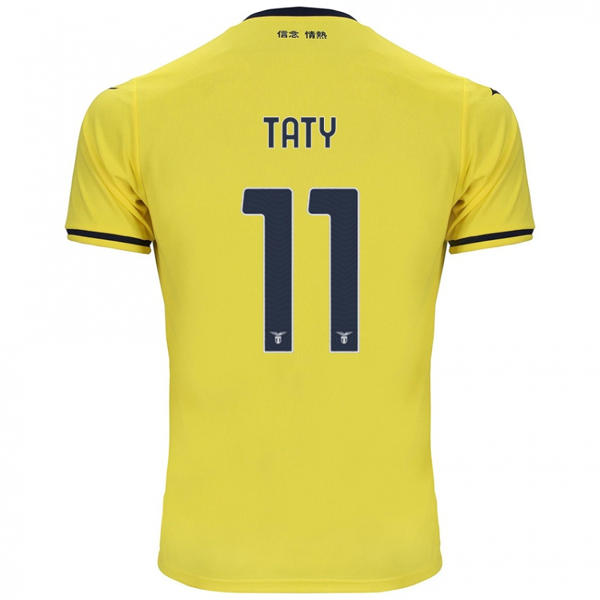 Niño Camiseta Taty Castellanos #11 Amarillo 2ª Equipación 2024/25 La Camisa México