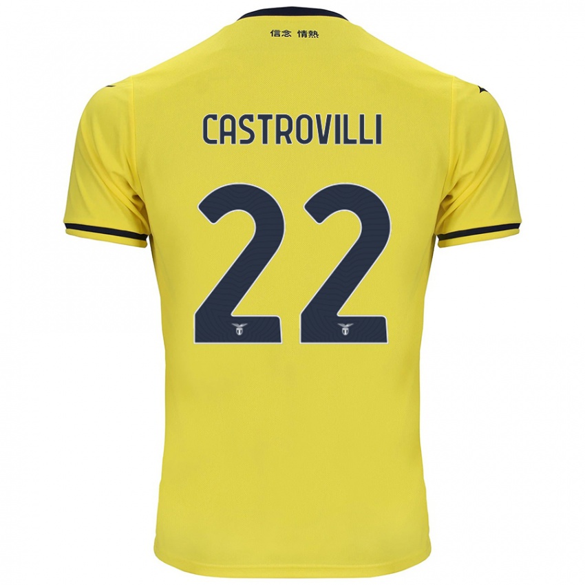 Niño Camiseta Gaetano Castrovilli #22 Amarillo 2ª Equipación 2024/25 La Camisa México