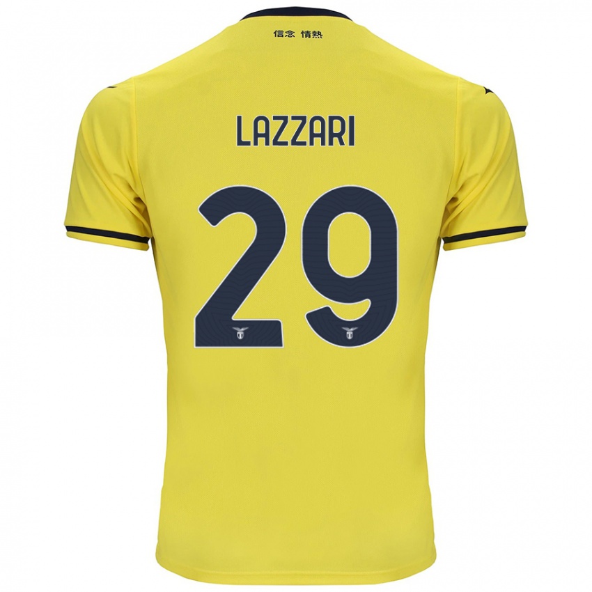 Niño Camiseta Manuel Lazzari #29 Amarillo 2ª Equipación 2024/25 La Camisa México