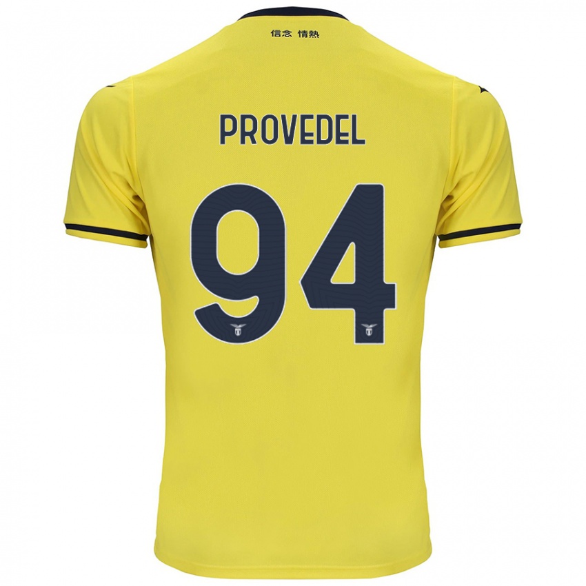 Niño Camiseta Ivan Provedel #94 Amarillo 2ª Equipación 2024/25 La Camisa México