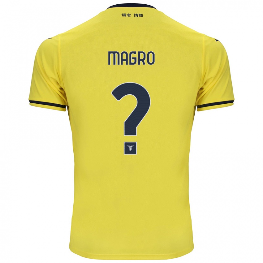 Niño Camiseta Federico Magro #0 Amarillo 2ª Equipación 2024/25 La Camisa México