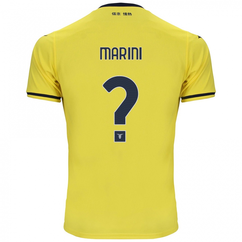 Niño Camiseta Matteo Marini #0 Amarillo 2ª Equipación 2024/25 La Camisa México