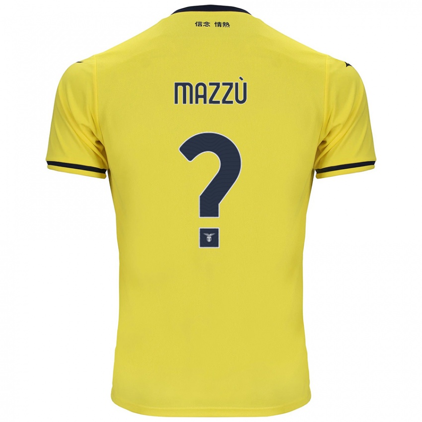 Niño Camiseta Domenico Mazzù #0 Amarillo 2ª Equipación 2024/25 La Camisa México