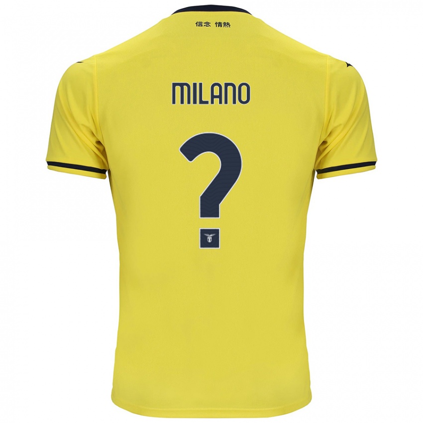 Niño Camiseta Alessandro Milano #0 Amarillo 2ª Equipación 2024/25 La Camisa México