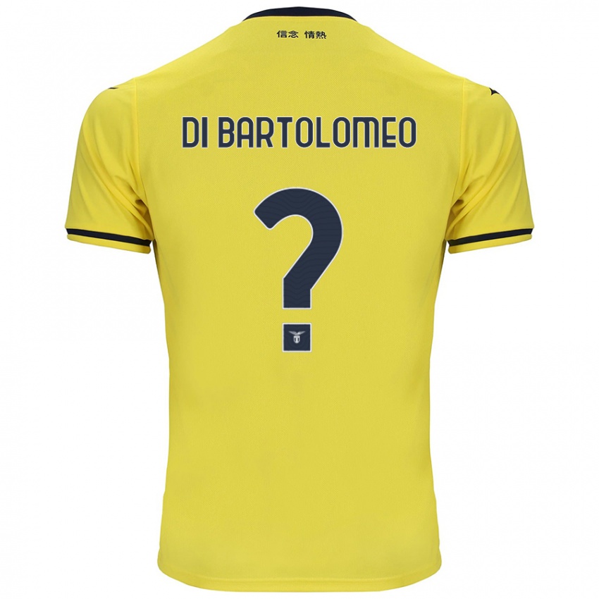 Niño Camiseta Damiano Di Bartolomeo #0 Amarillo 2ª Equipación 2024/25 La Camisa México