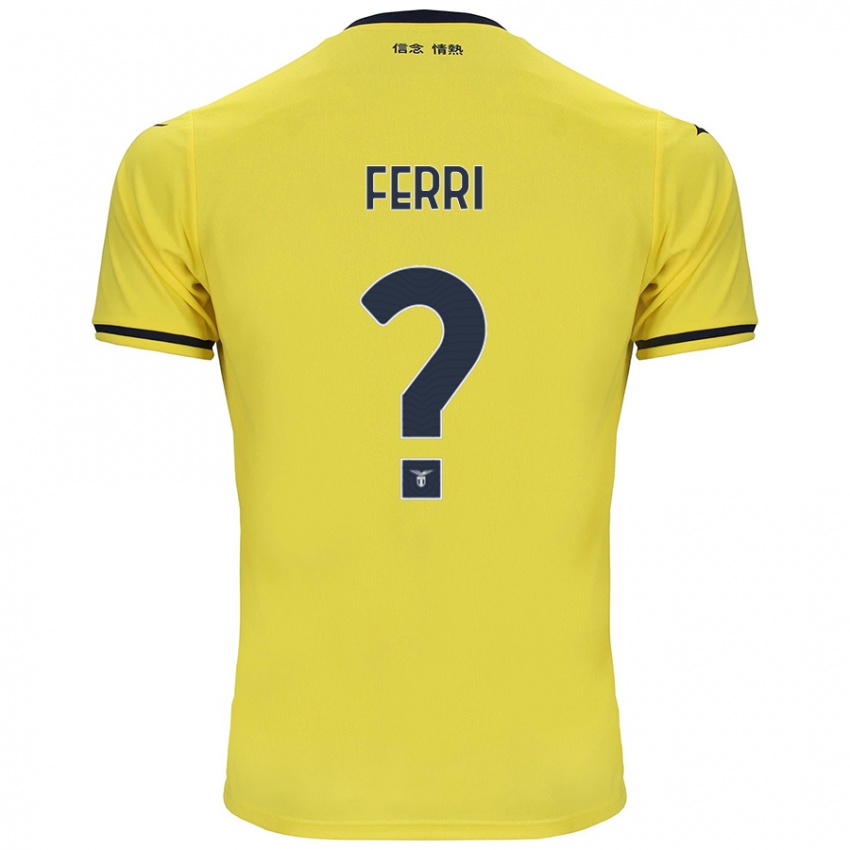 Niño Camiseta Mattia Ferri #0 Amarillo 2ª Equipación 2024/25 La Camisa México