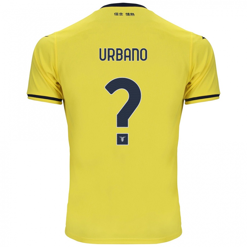 Niño Camiseta Nicolò Urbano #0 Amarillo 2ª Equipación 2024/25 La Camisa México